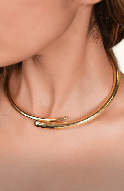 gold choker