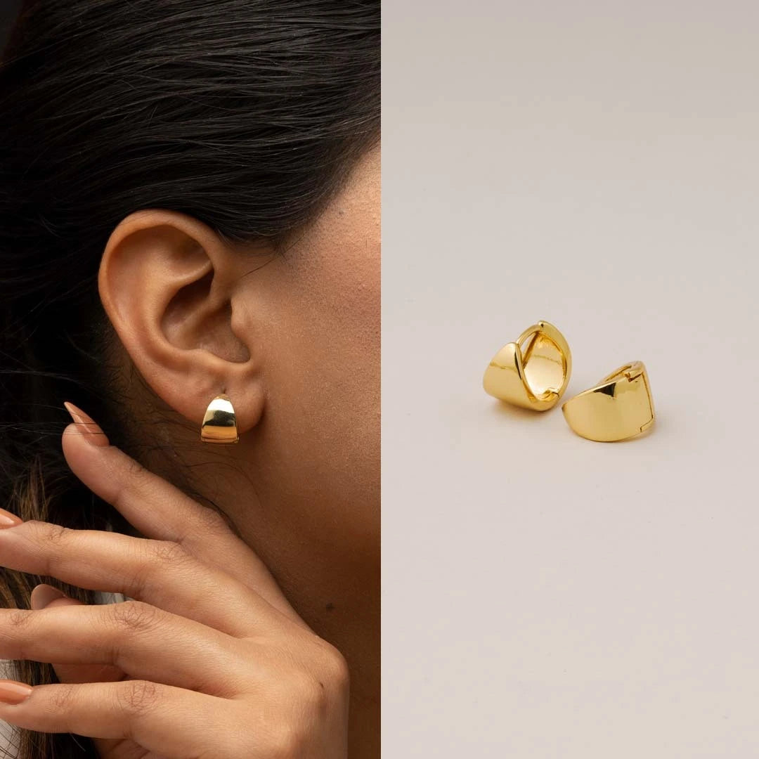 Sophia Everyday Gold Stud Earrings (Set of 6 earrings)