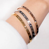 Thumbnail for Lana Roman Numeral Gold Bracelet