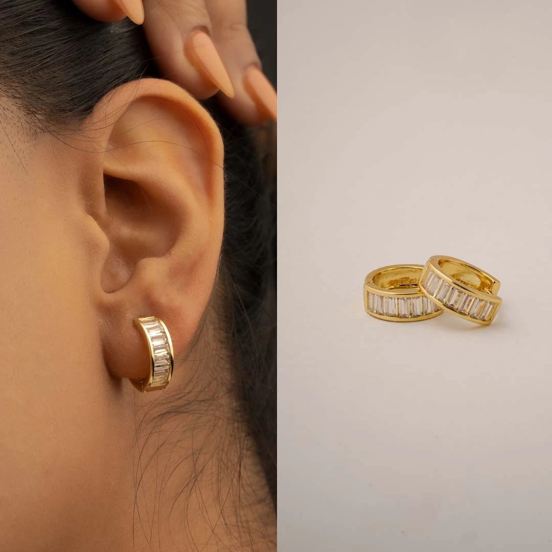 Sophia Everyday Gold Stud Earrings (Set of 6 earrings)