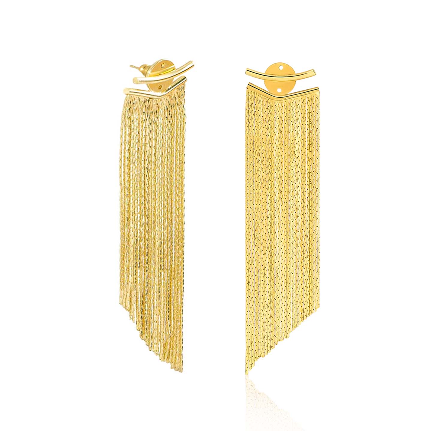Aria Tassel Dangler Earrings - Amalfa