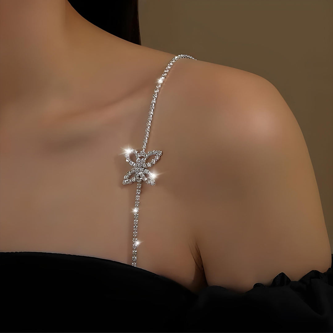 Butterfly Crystal Shoulder Strap Chain