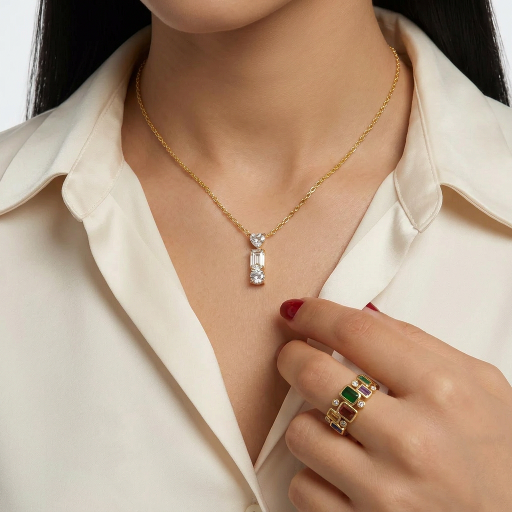 Thalia Prism Adjustable Ring