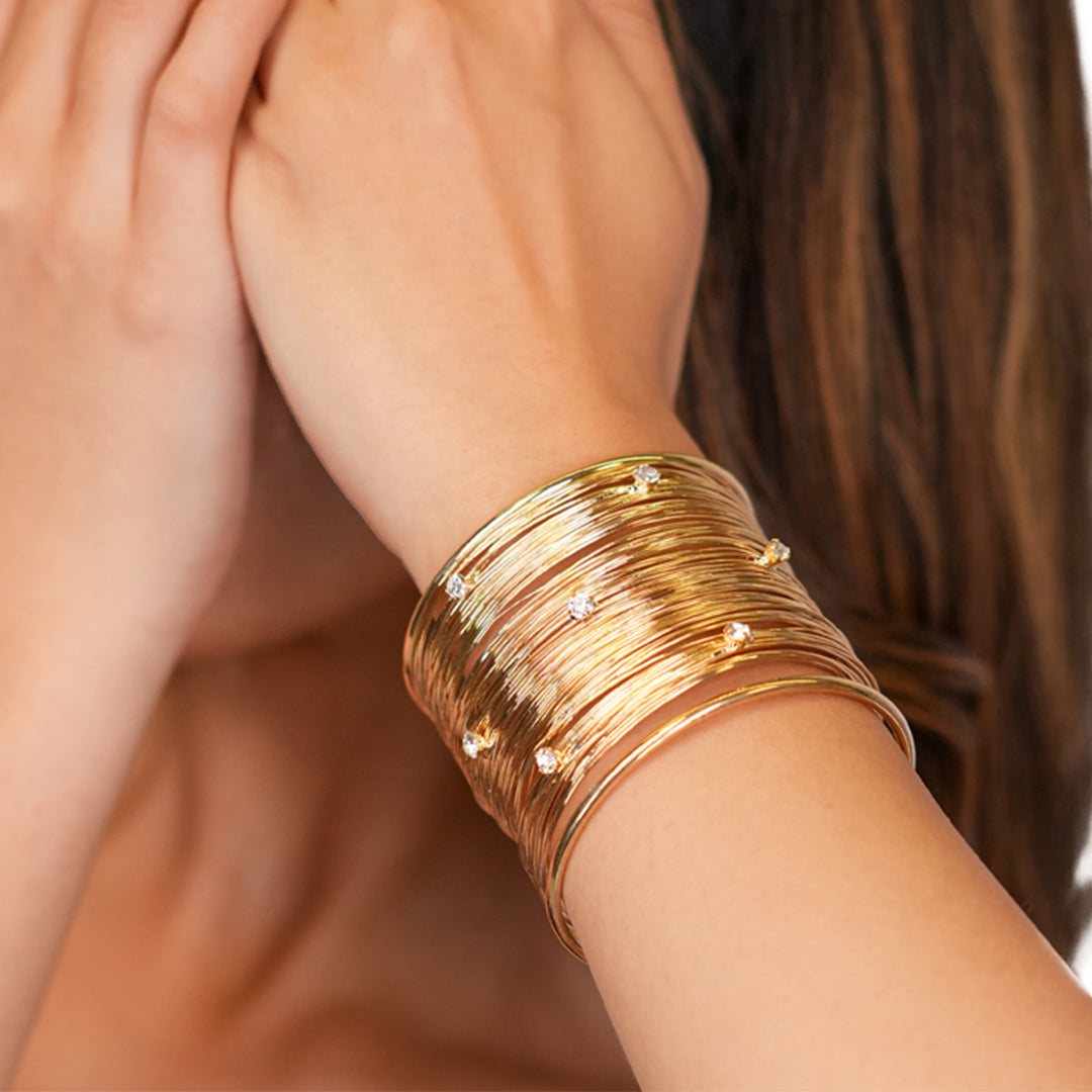 Chloe’s Twinkle Adjustable Cuff Bracelet - Amalfa