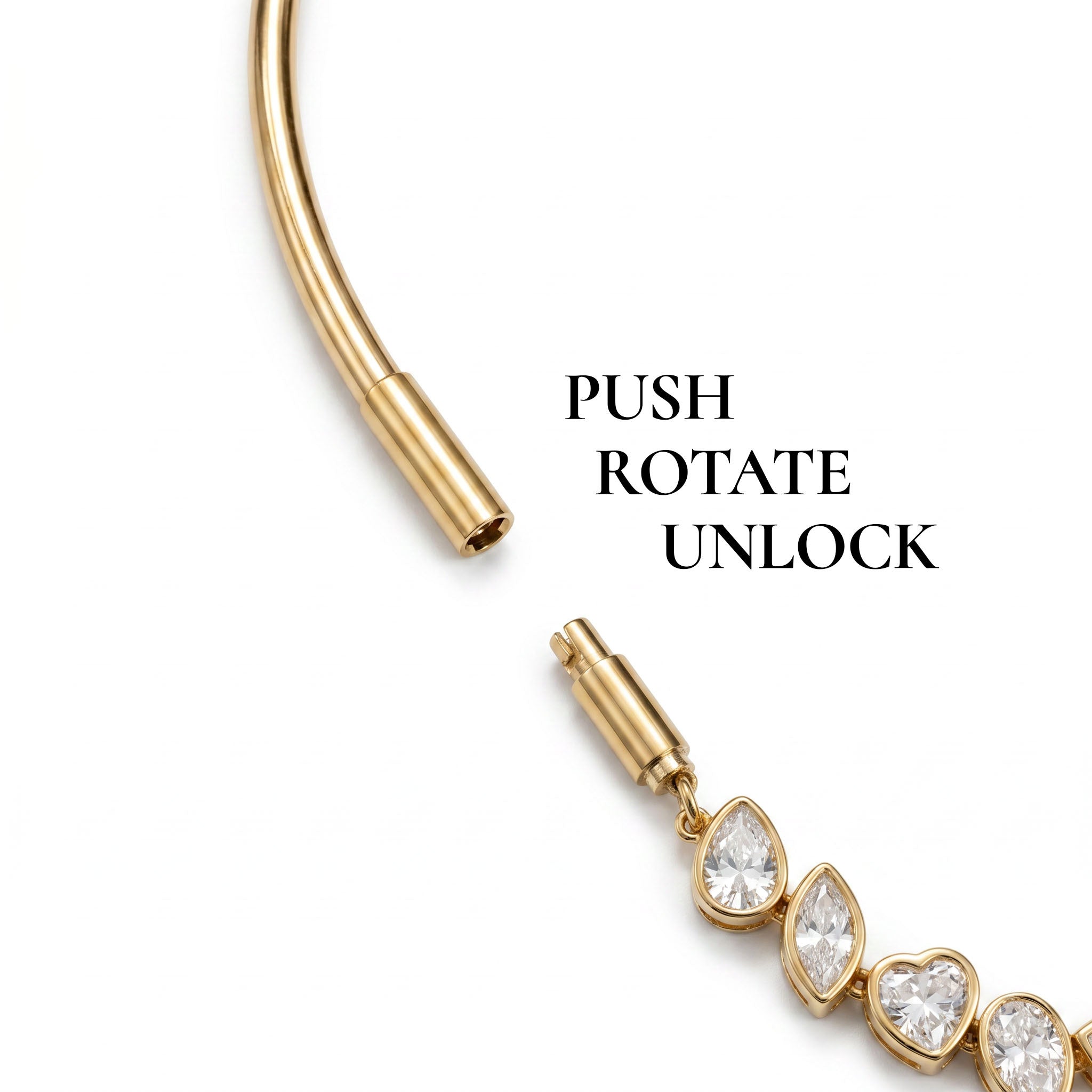 gold necklace for women daily wear India with sparkling stones elegant jewelry