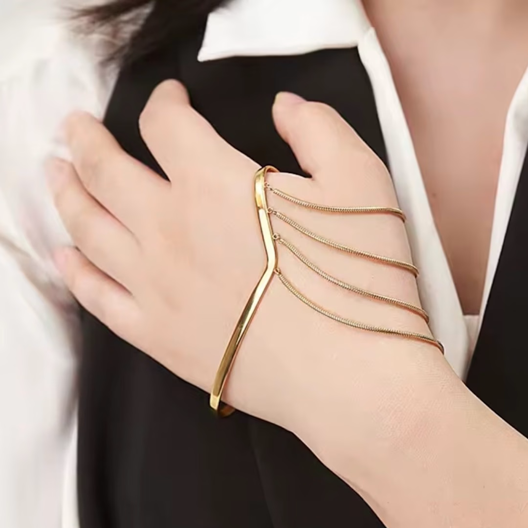 Gold arm cuff