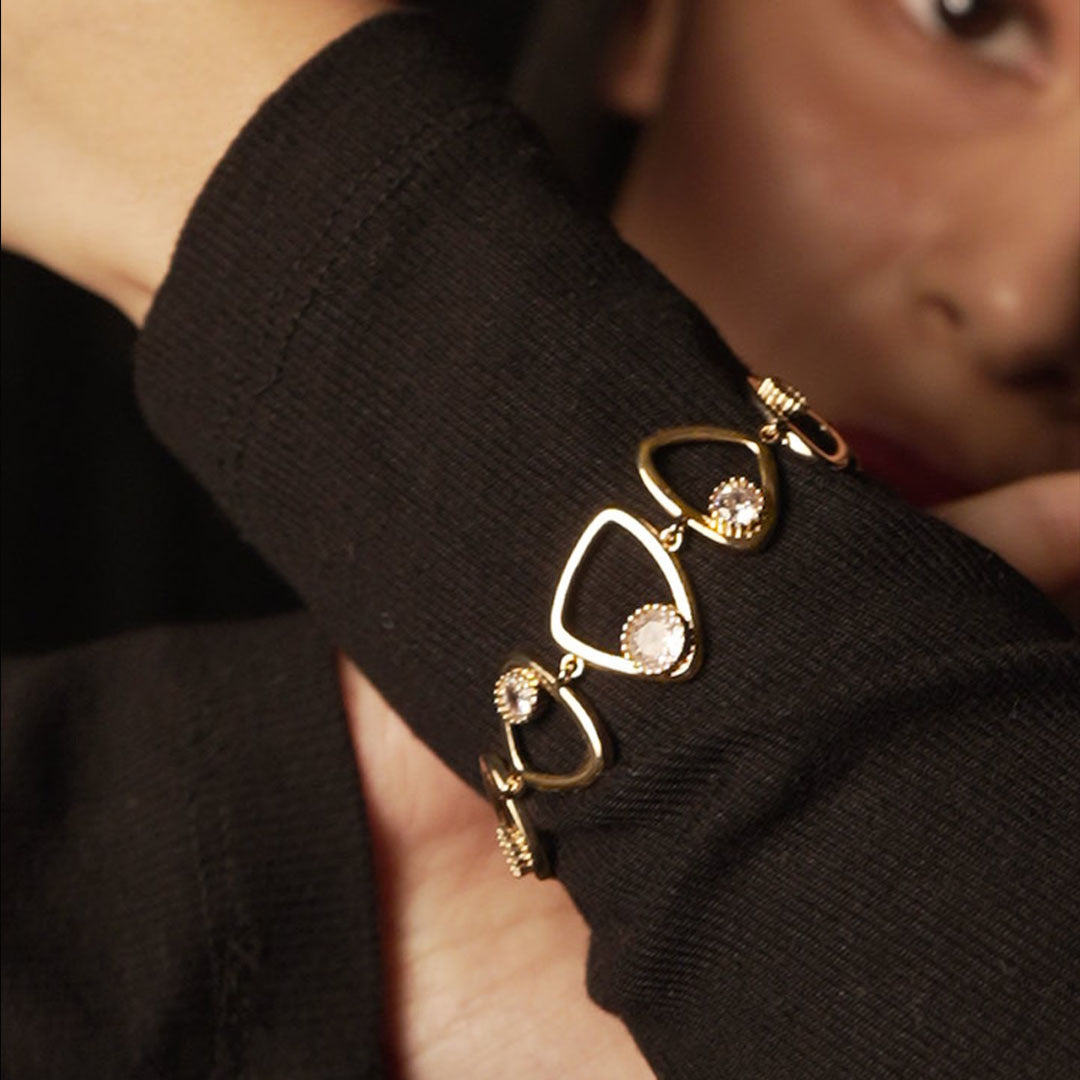 Liana Geometric Bracelet For Women - Amalfa
