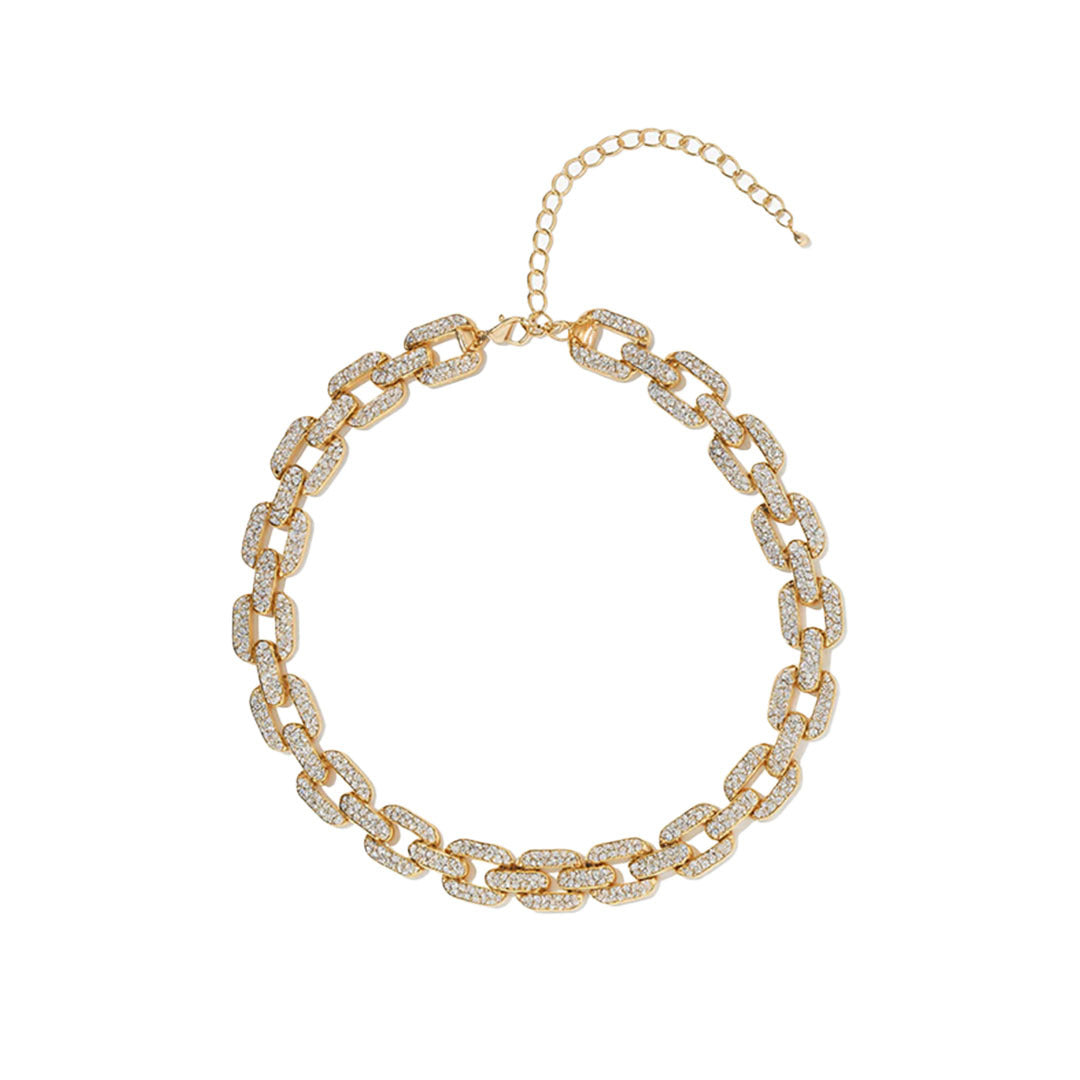 Gold chain necklace