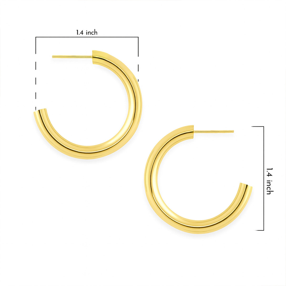 Imogen Timeless Hoop Earrings - Amalfa