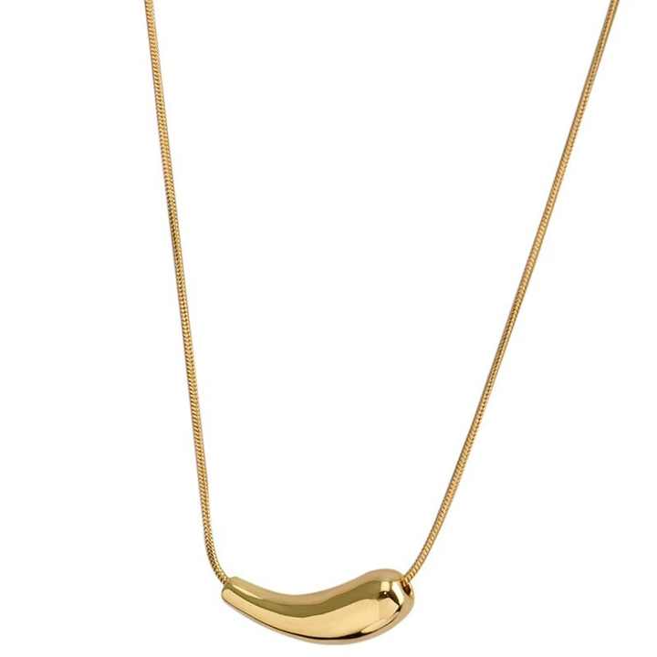 Gold pendant pendant necklace
