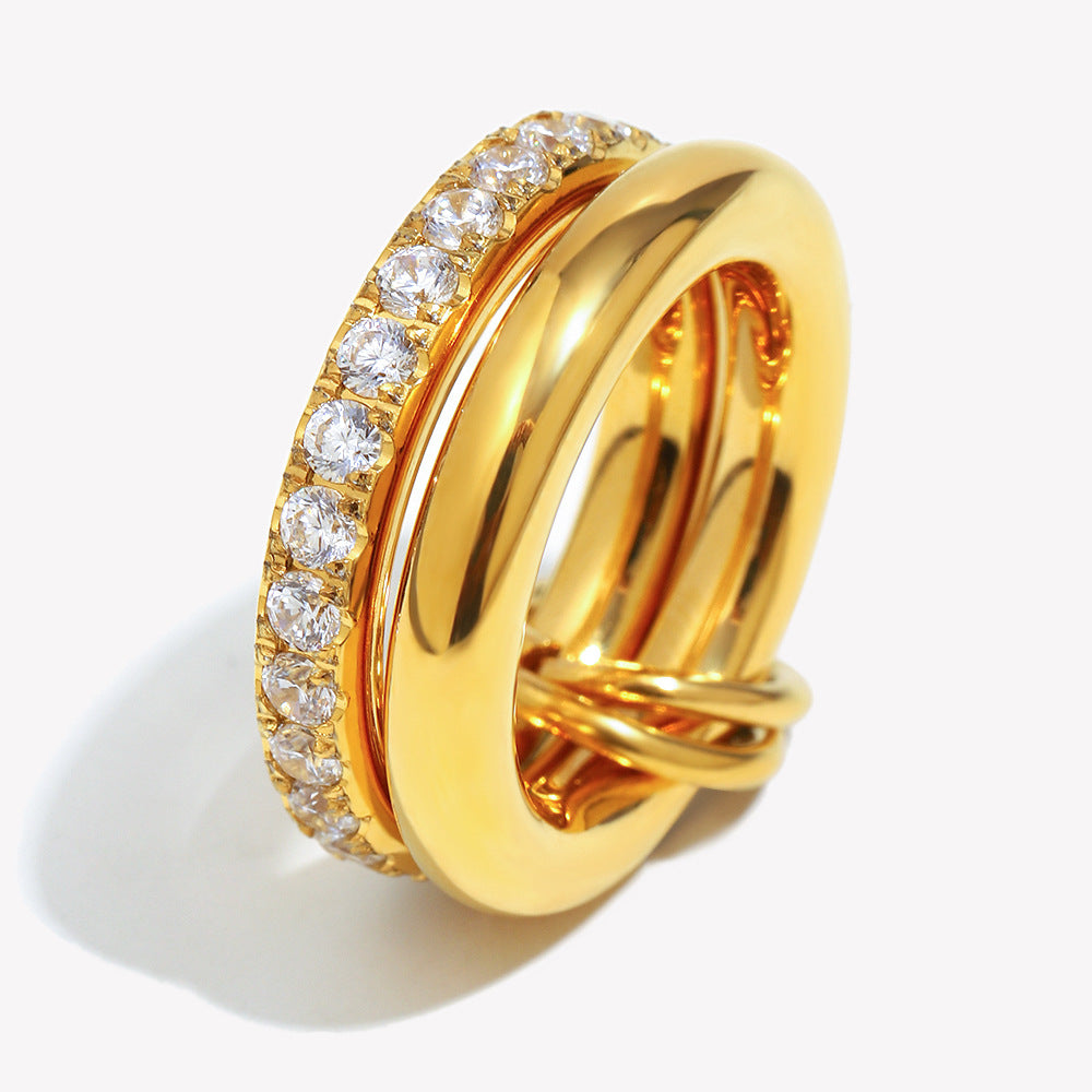 Raya Luxe Gold Stacking Ring
