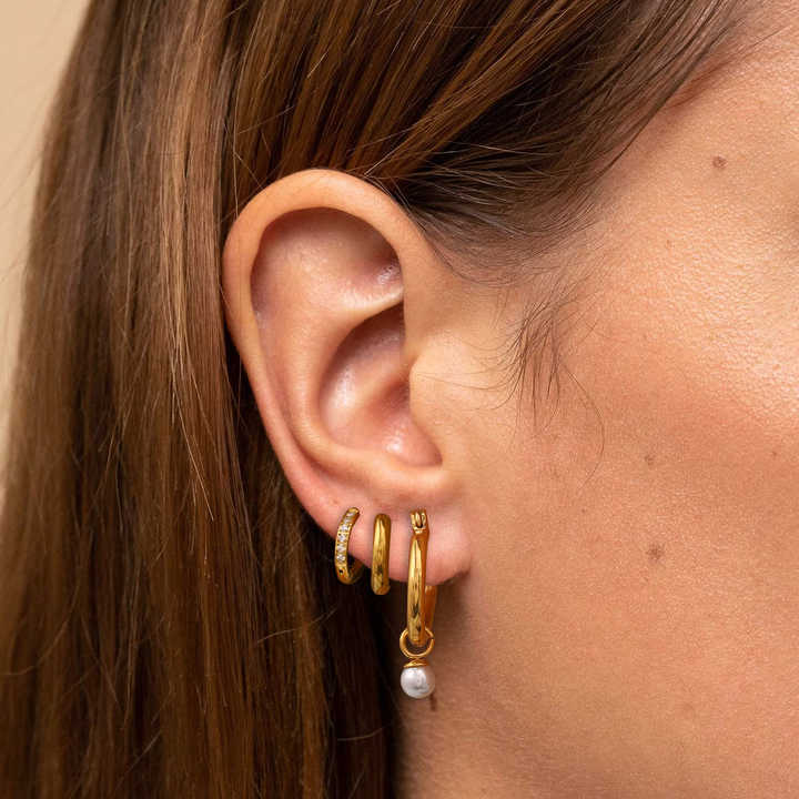 Nora Gold Hoop Earring Set