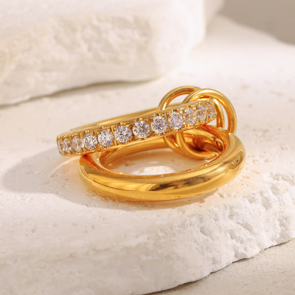 Raya Luxe Gold Stacking Ring
