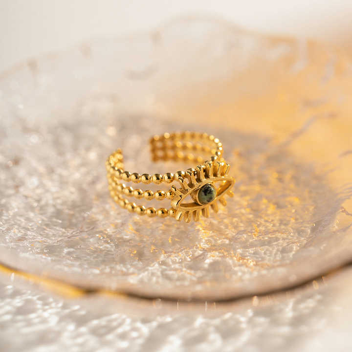 Selene Evil Eye Statement Ring
