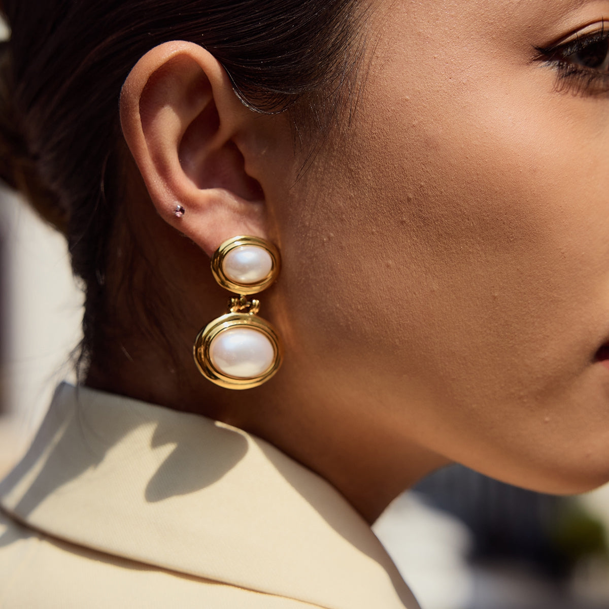 Isla Pearl Drop Earrings