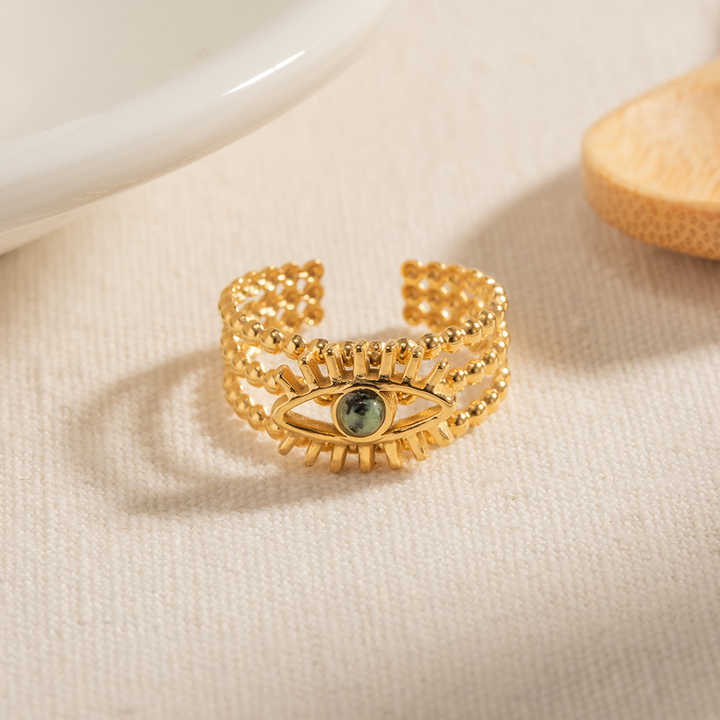 Selene Evil Eye Statement Ring