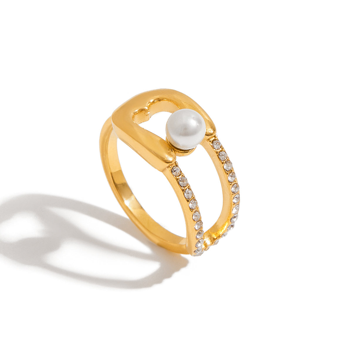 Tova Pearl Double Band Ring