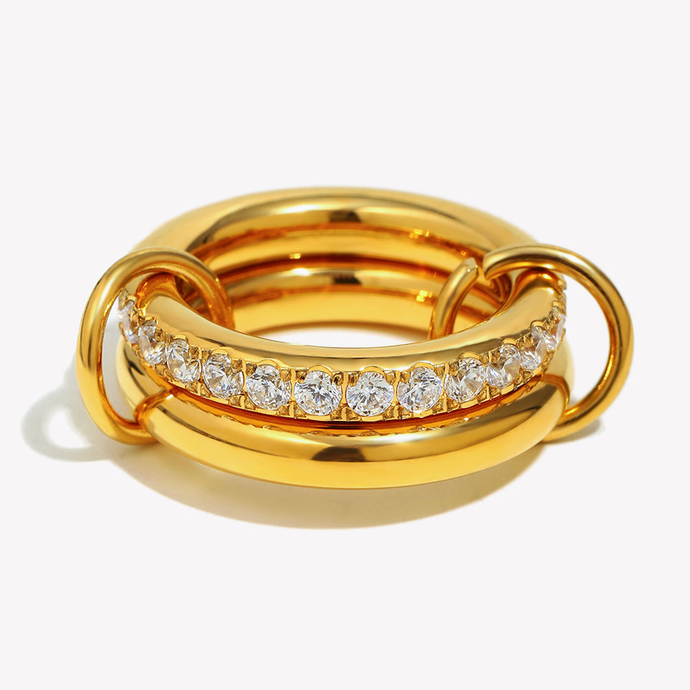 Raya Luxe Gold Stacking Ring
