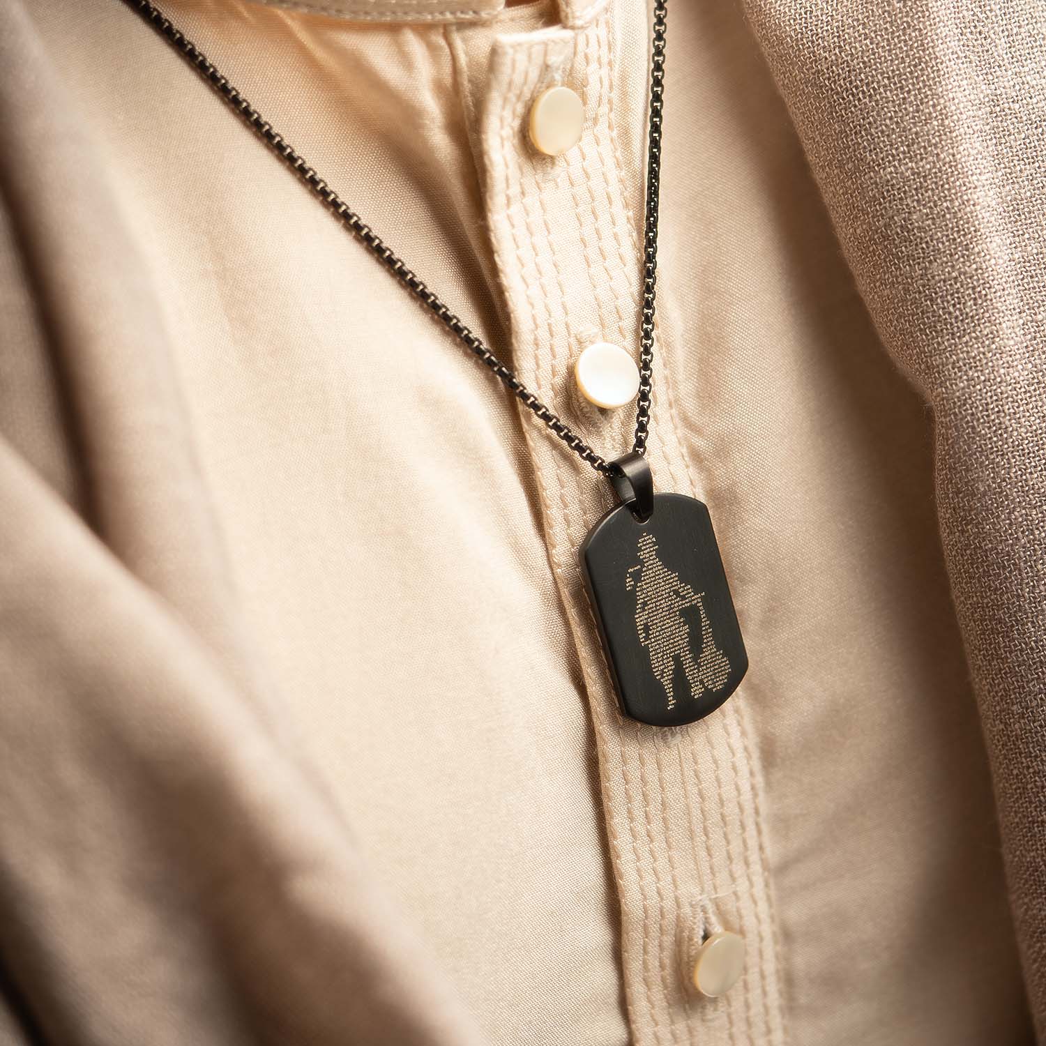 Spiritual God Tag Pendant