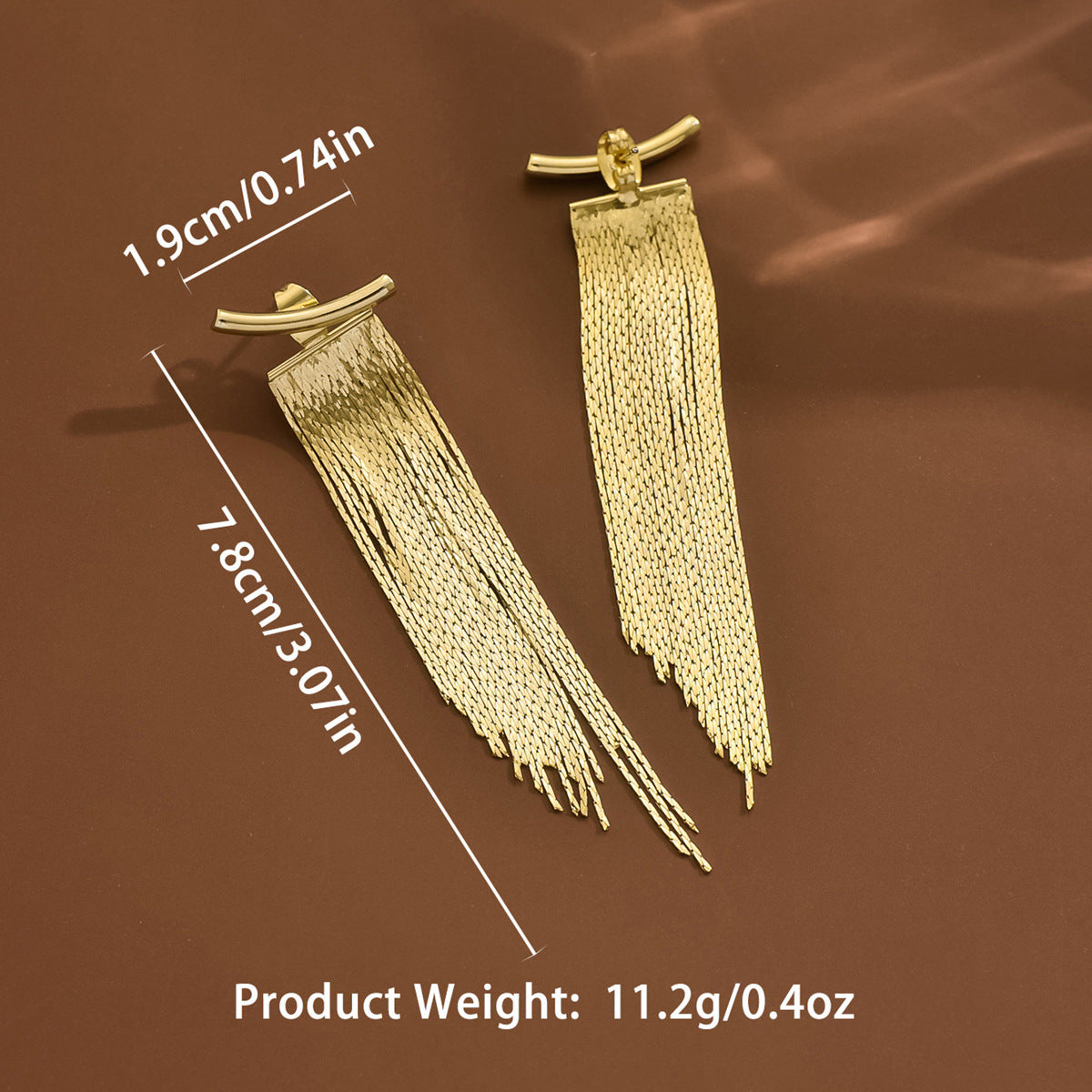 Anna Fringe Drop Earrings