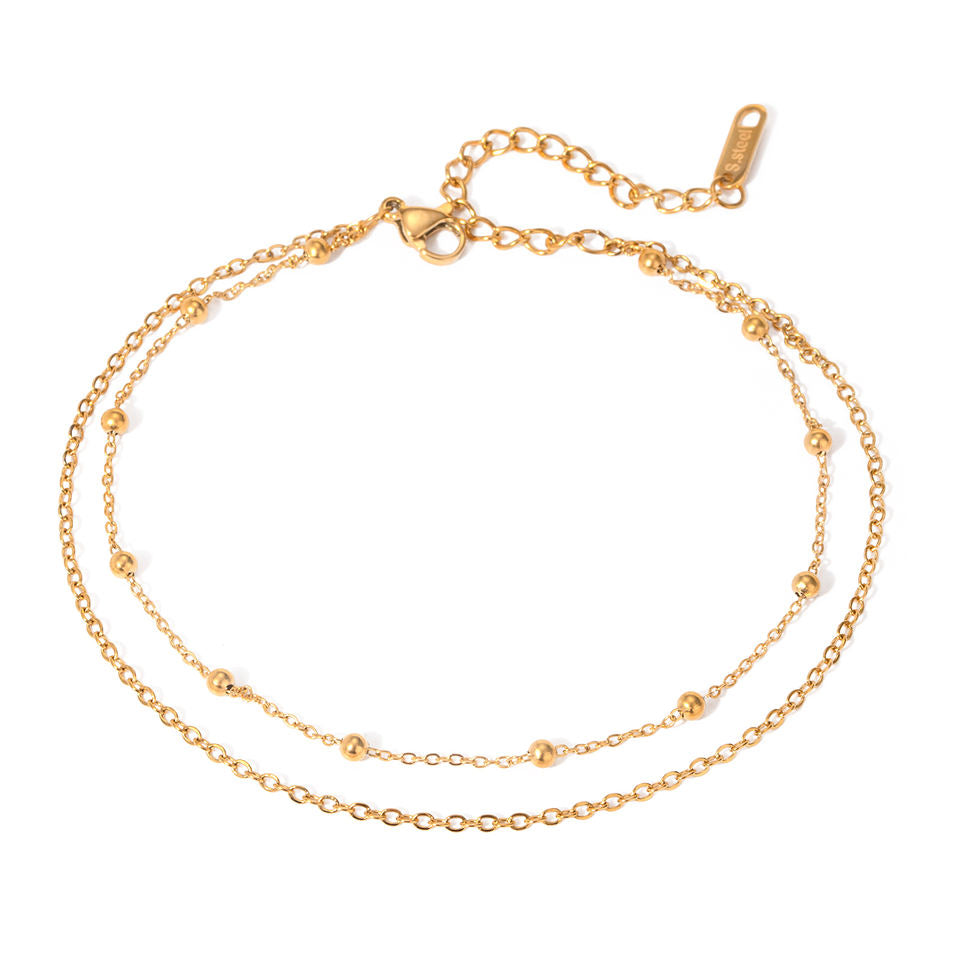 Duo Chain Glow Anklet