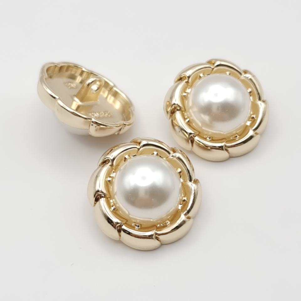 Elise Pearl Fashion Button for Women