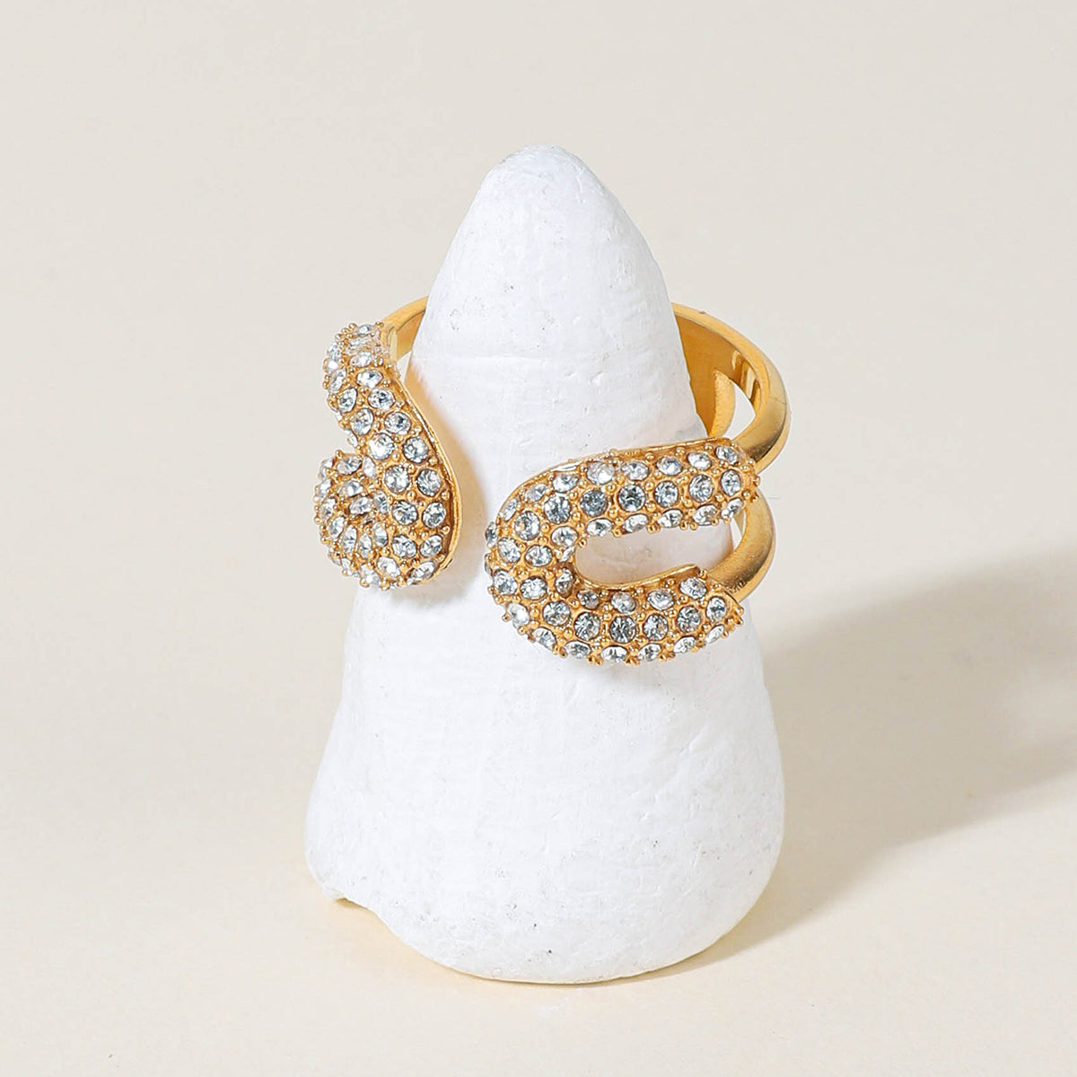 Sena Pave Twin Curve Ring