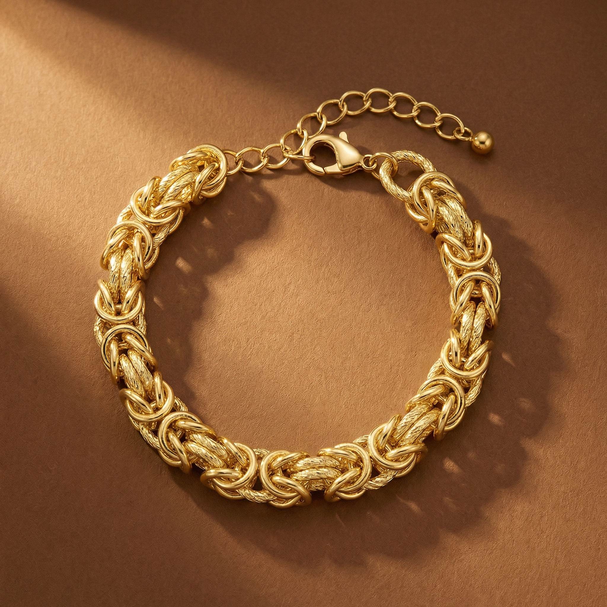 Textured Rope Chain Link Bracelet for Women