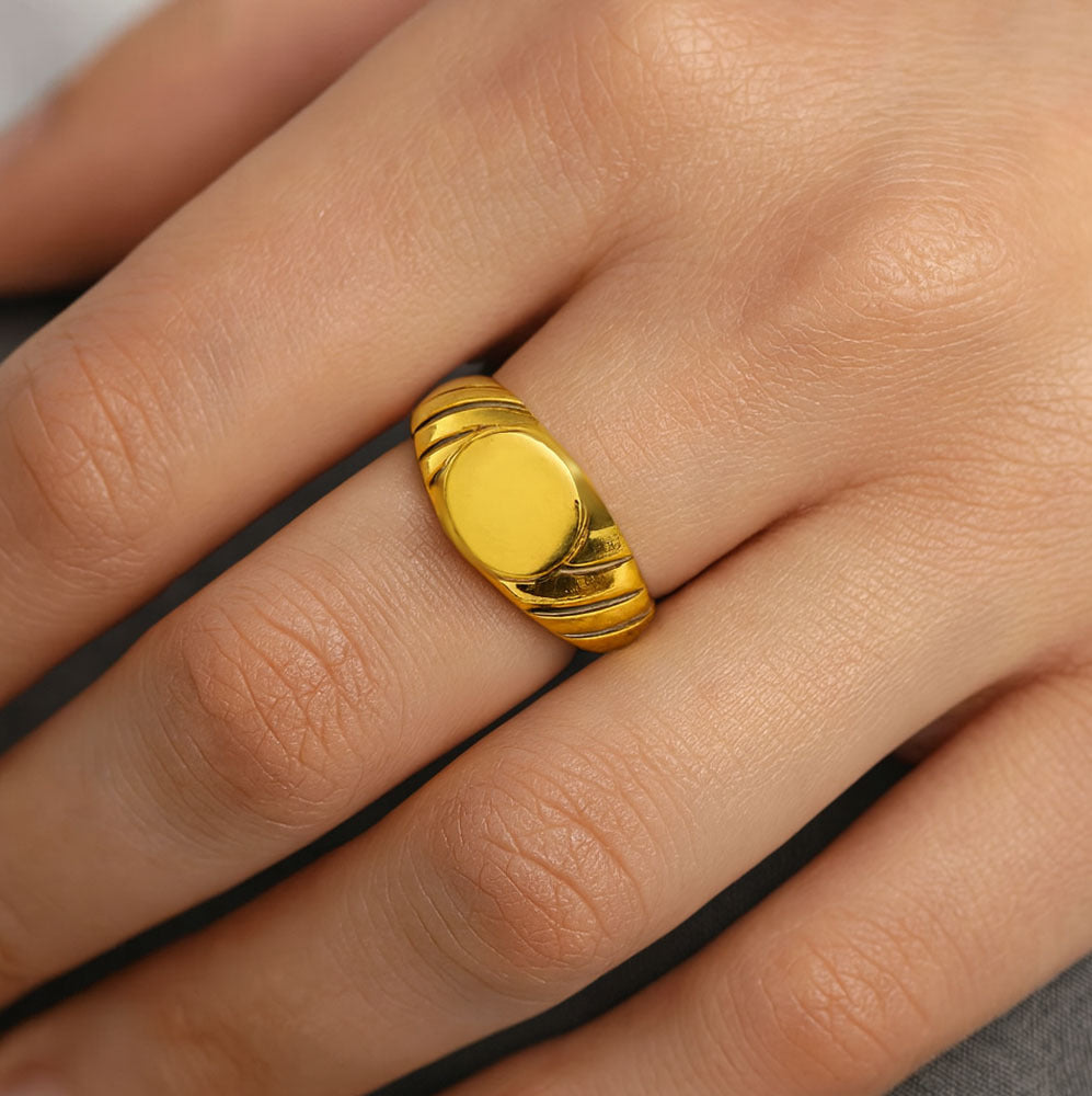 Joy Minimalist Gold Ring Stack for Women