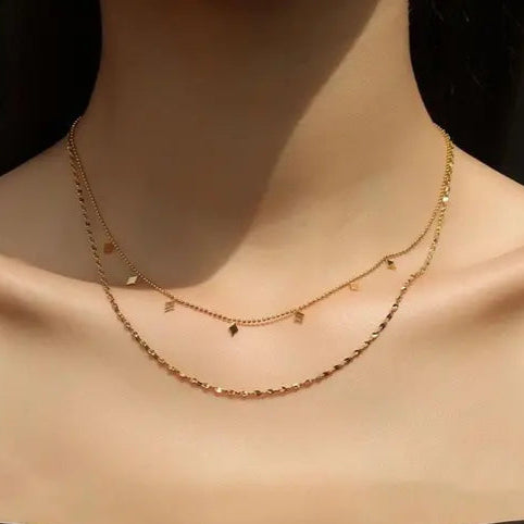 Layered Charm necklace