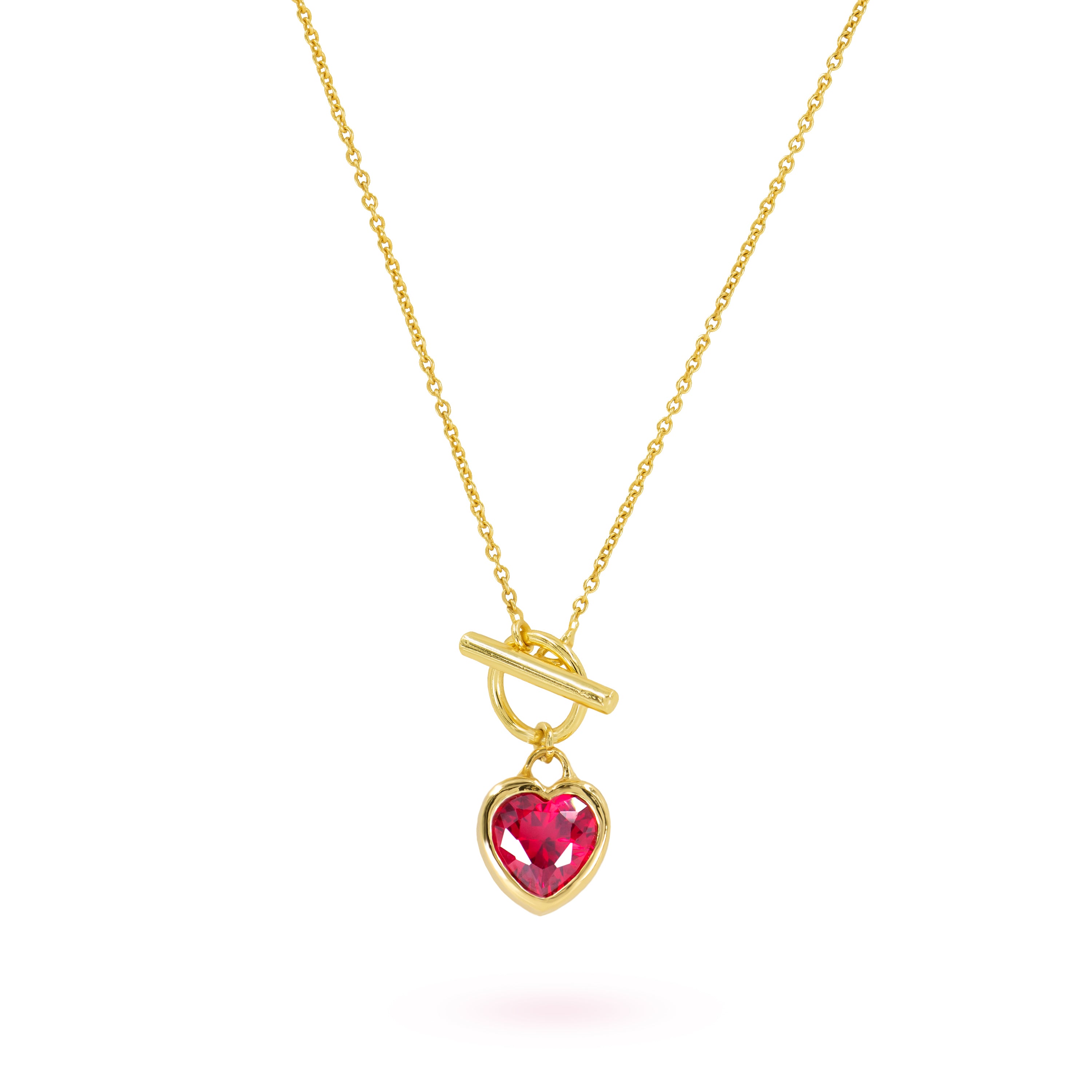 Lev Heart-Shaped Valentine Necklace - Amalfa