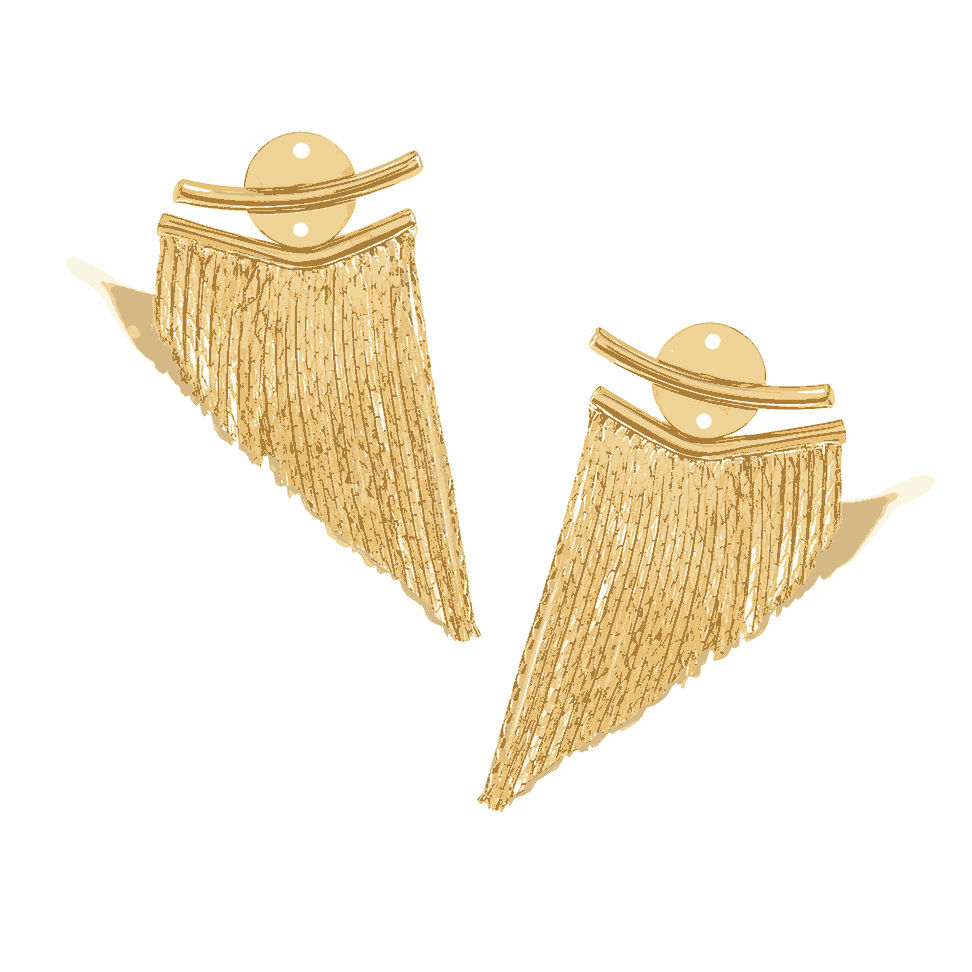 Light gold Earrings