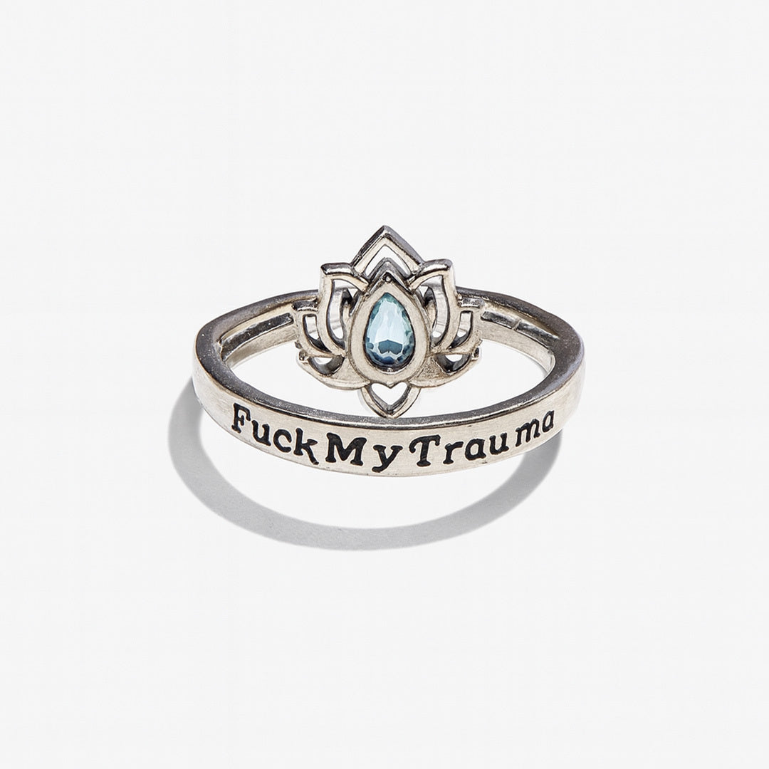 Trauma Lotus Ring For Women - Amalfa