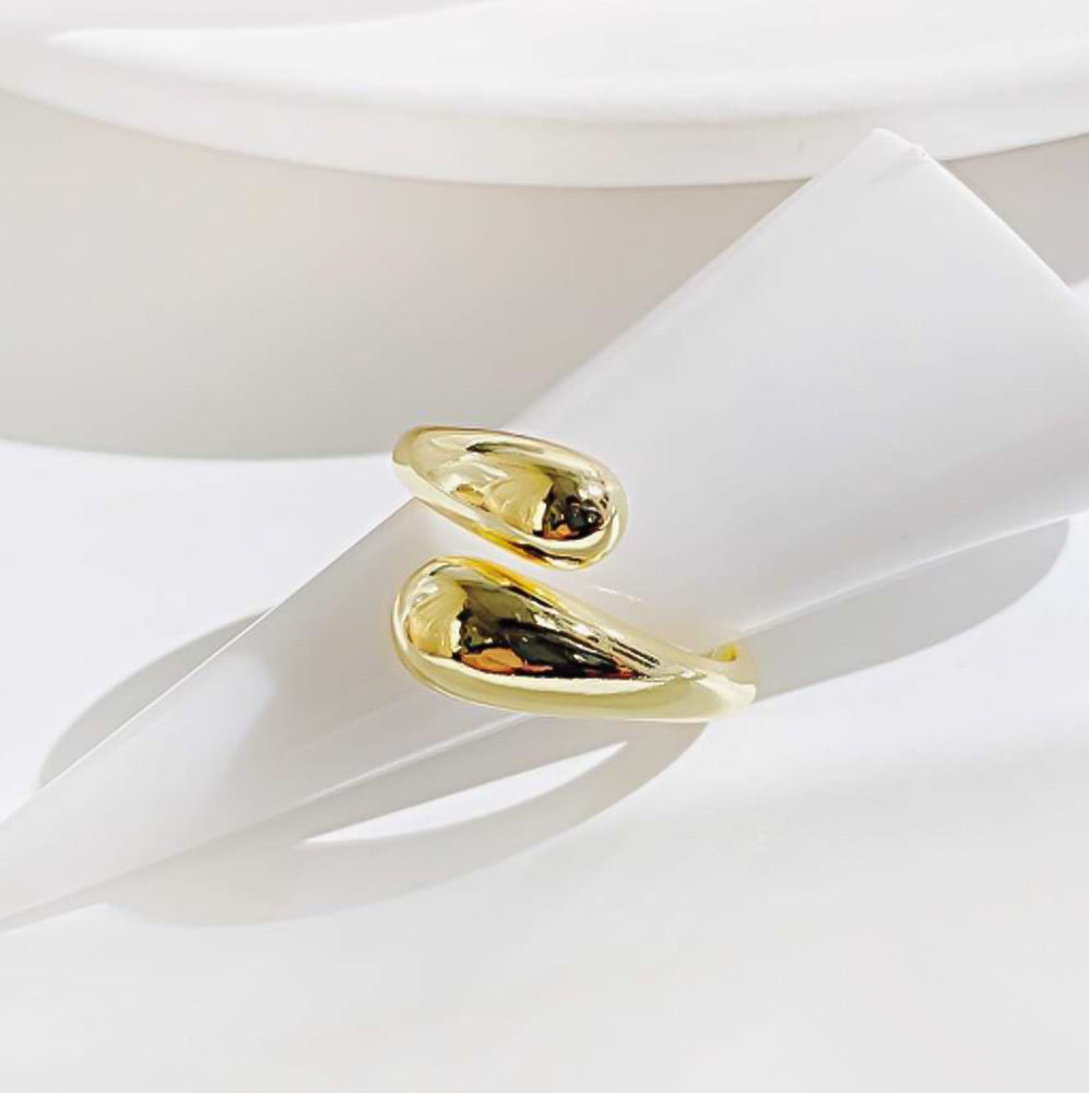 Molten Wrap Statement Ring - Amalfa