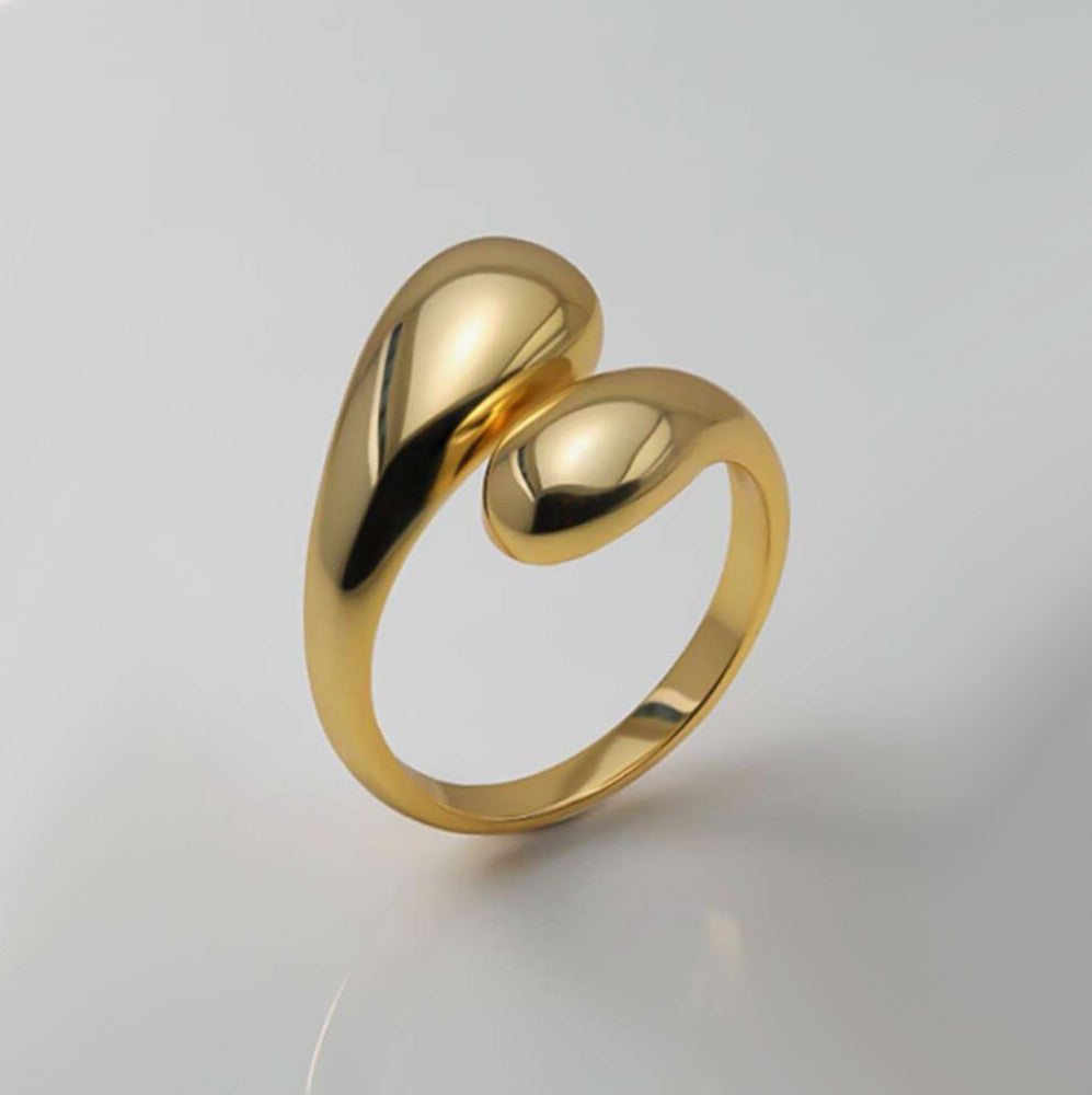 Molten Wrap Statement Ring - Amalfa