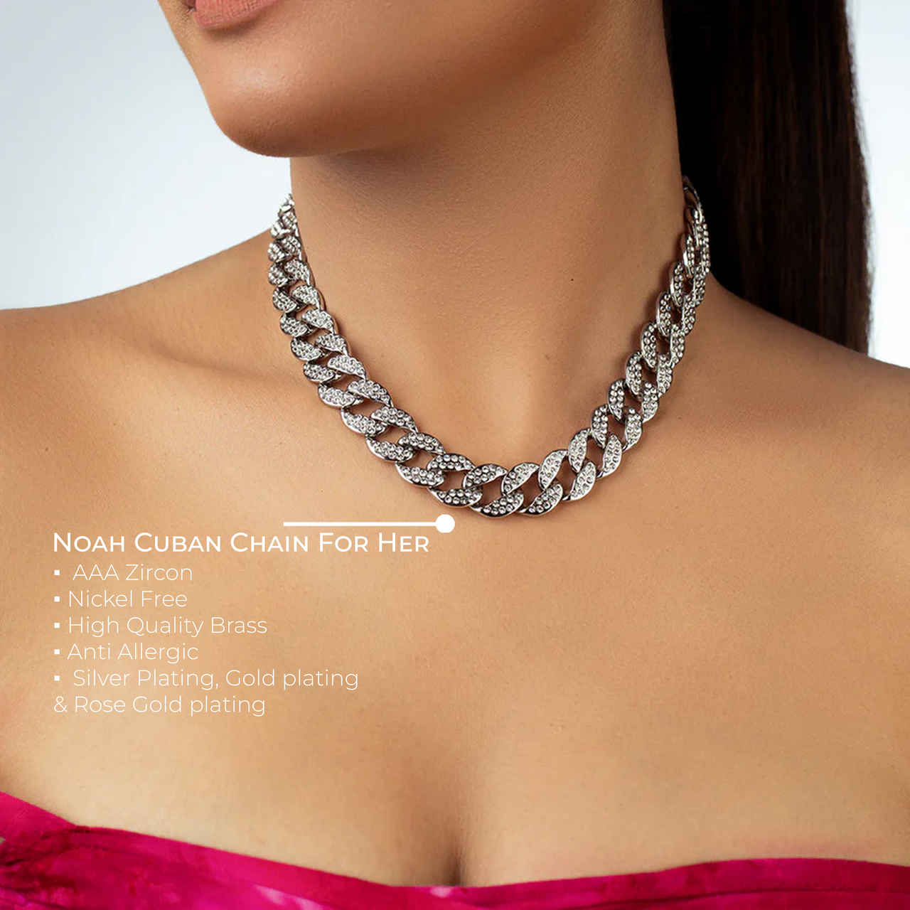 Noah Cuban Chain For Her