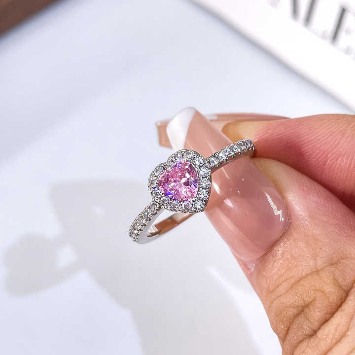Rosalie Halo Ring For Women - Amalfa