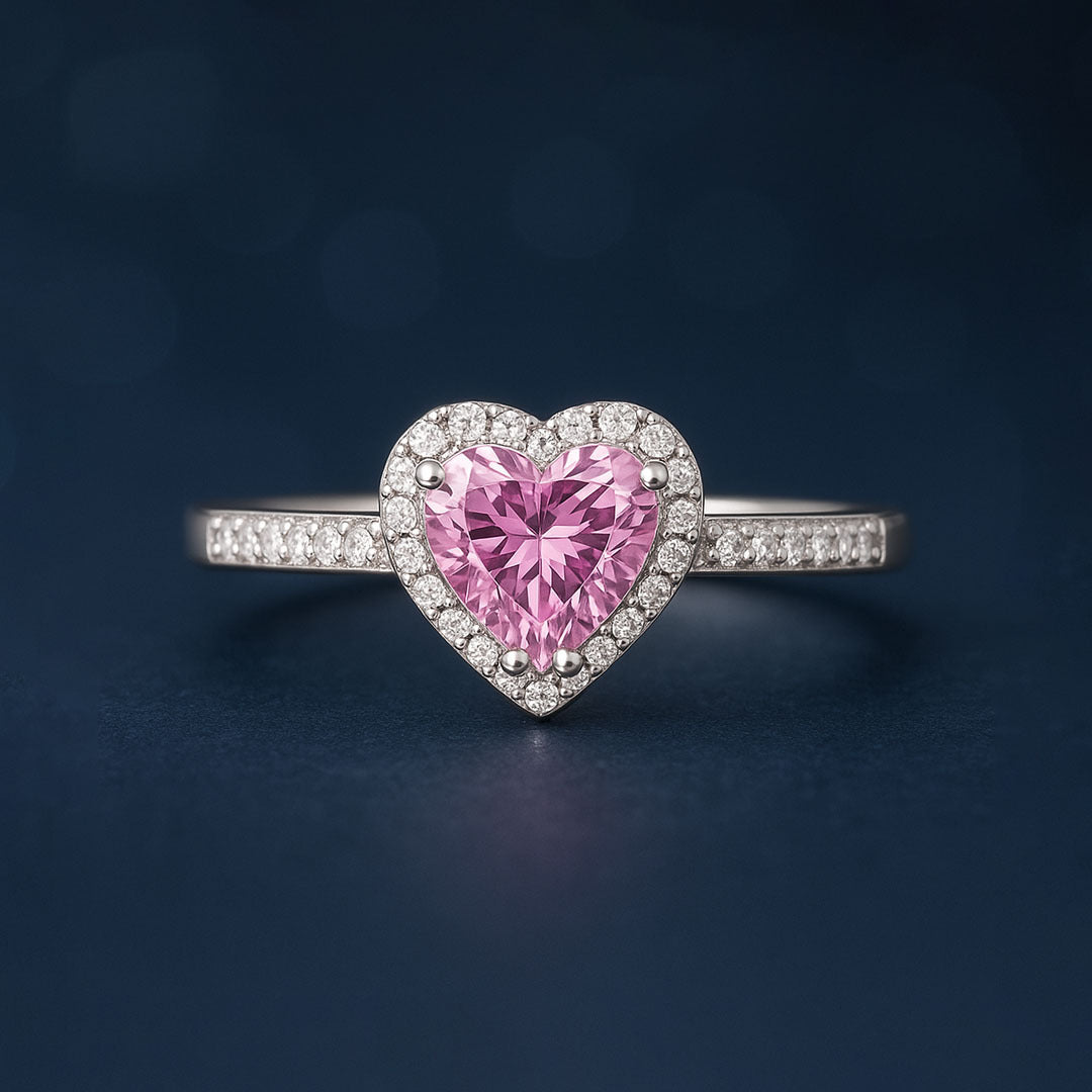 Rosalie Halo Ring For Women - Amalfa