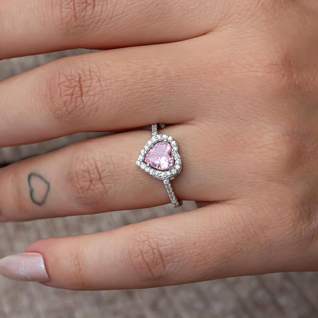 Rosalie Halo Ring For Women - Amalfa