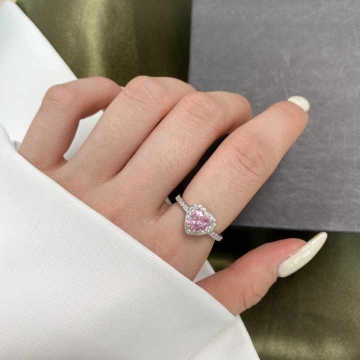 Rosalie Halo Ring For Women - Amalfa