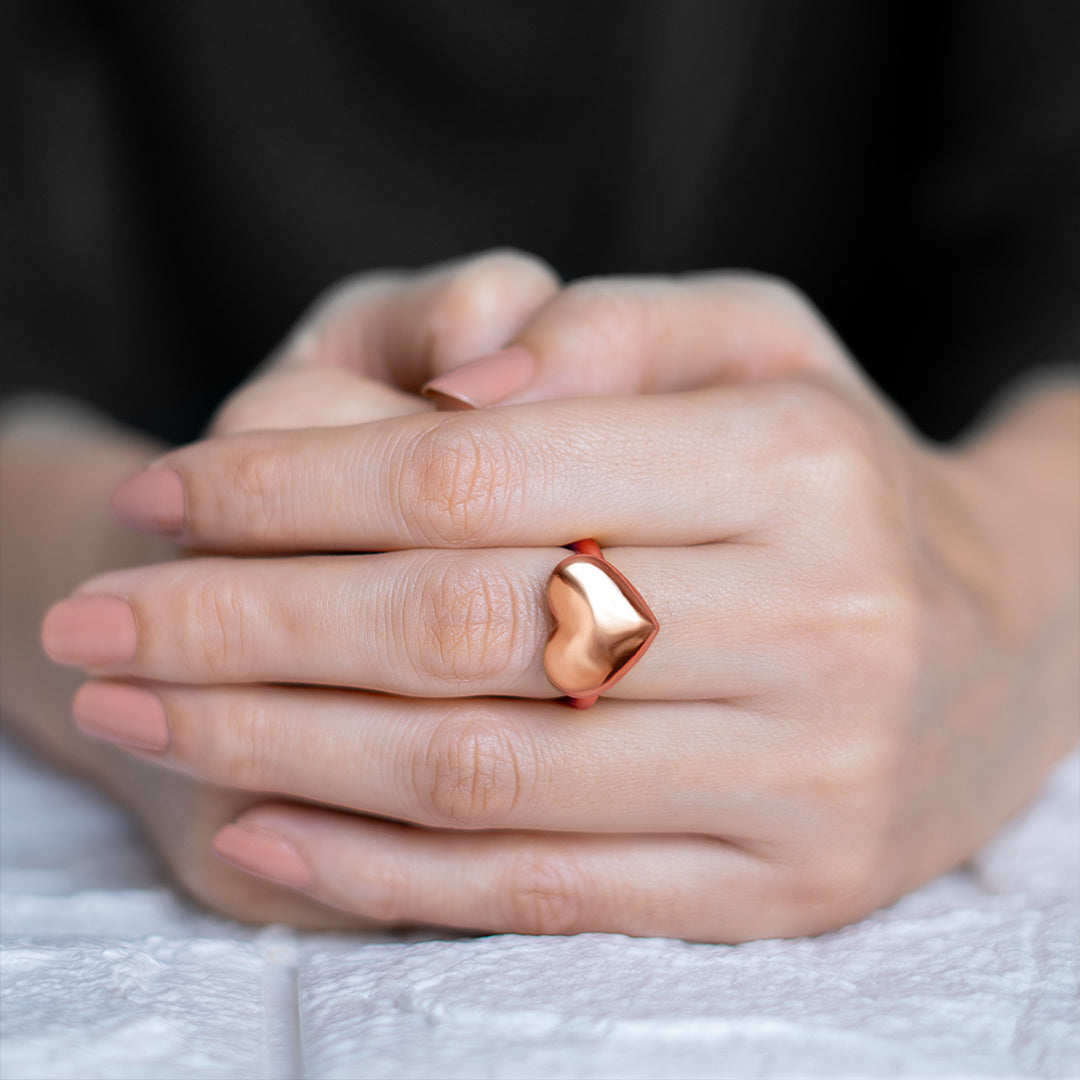 Rose gold ring