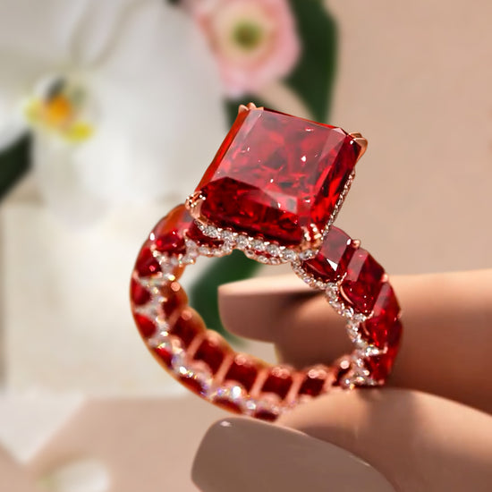 Midnight Majesty Sapphire Ring - Amalfa