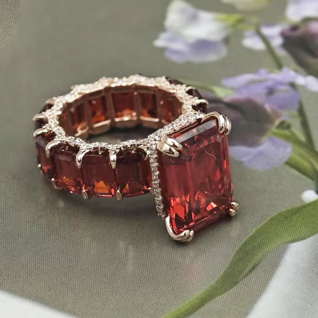 Midnight Majesty Sapphire Ring - Amalfa