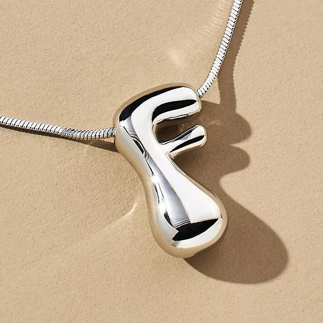 Initial necklace F