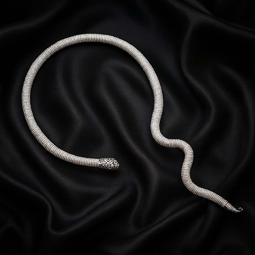 Snake choker necklace