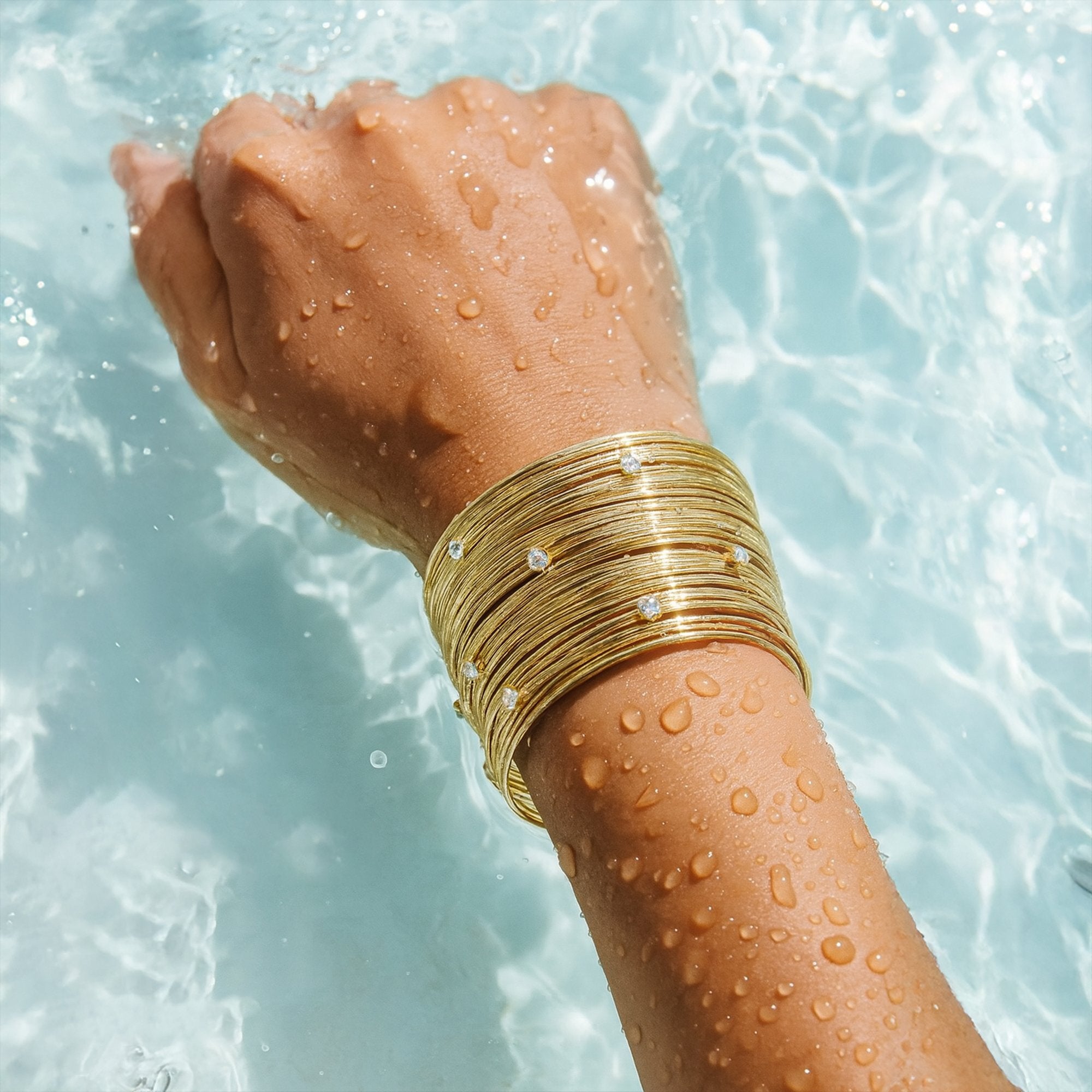 Chloe’s Twinkle Adjustable Cuff Bracelet - Amalfa