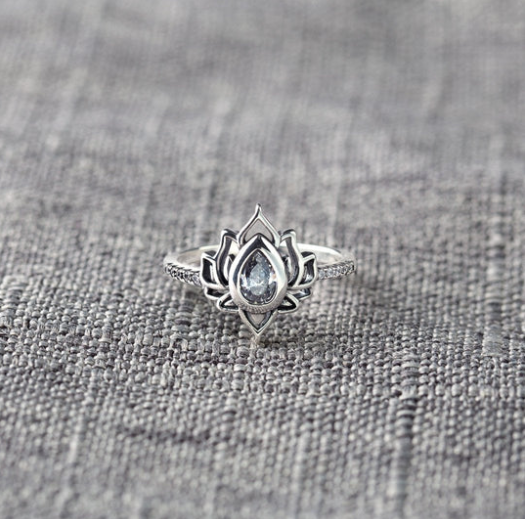 Trauma Lotus Ring For Women - Amalfa