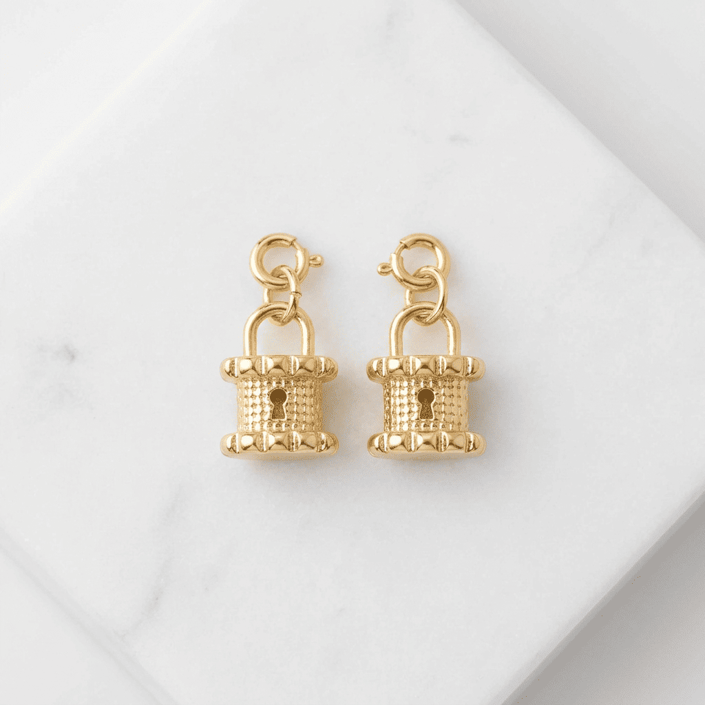 Amelie Vintage Lock Charm (Only Charm)