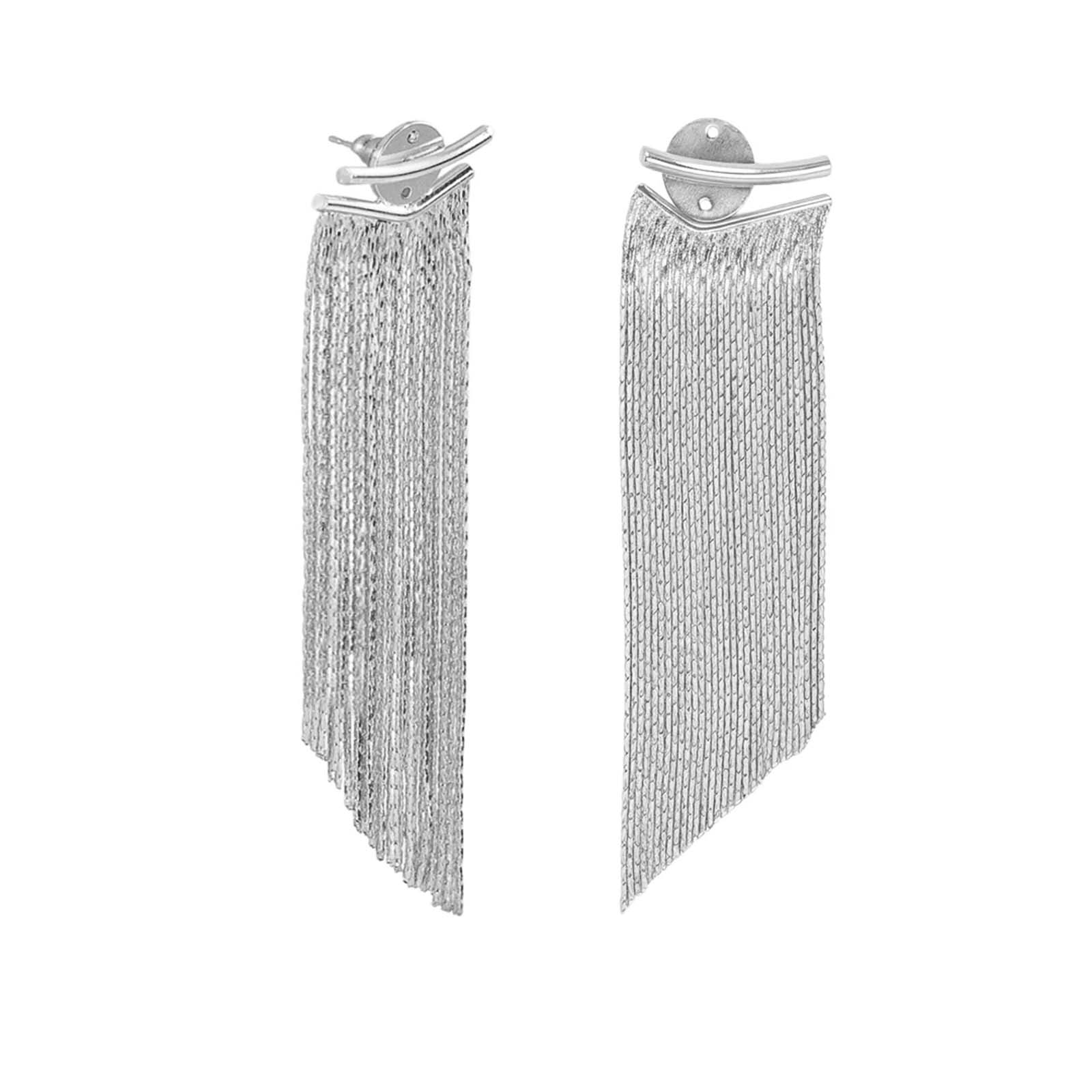 long chain earrings for party wear women stylish jewellery