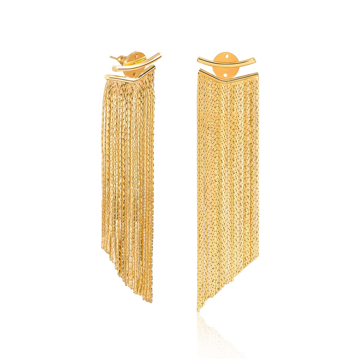 Aria Tassel Dangler Earrings - Amalfa